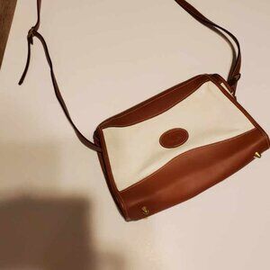 Michael Stevens International Purse - Brown/White with 18 inch adjustabl…